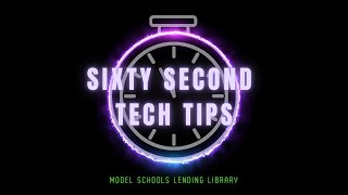 Celebrity Sixty Second Tech Tips: Model Schools Lending Library Net Worth