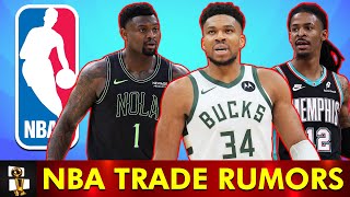 🚨JUICY NBA Trade Rumors On Giannis Antetokounmpo, Ja Morant & Zion Williamson