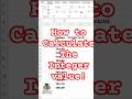 calculate the Integer value or  non decimal value or value without decimal!#excel #Integer value