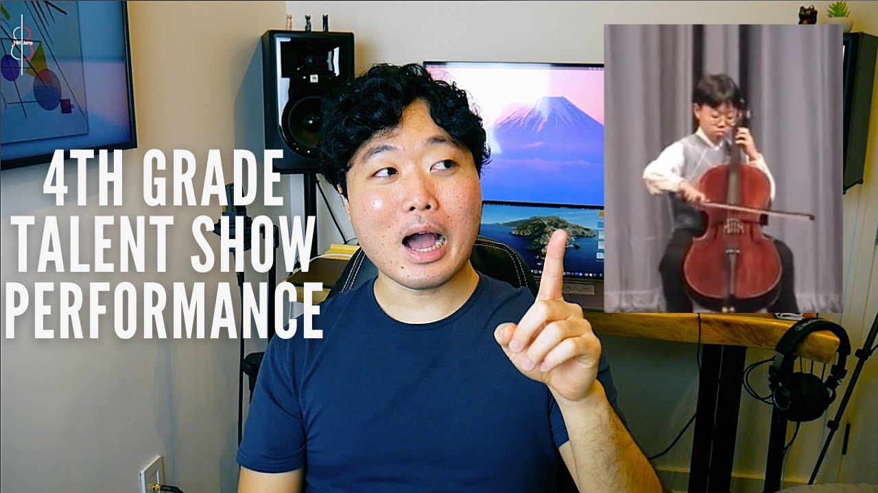 my 4th grade talent show cello performance