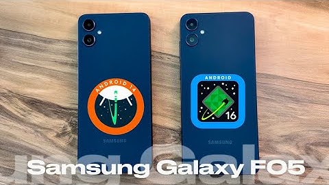 Android 14 vs Android 16 - Samsung Galaxy F05