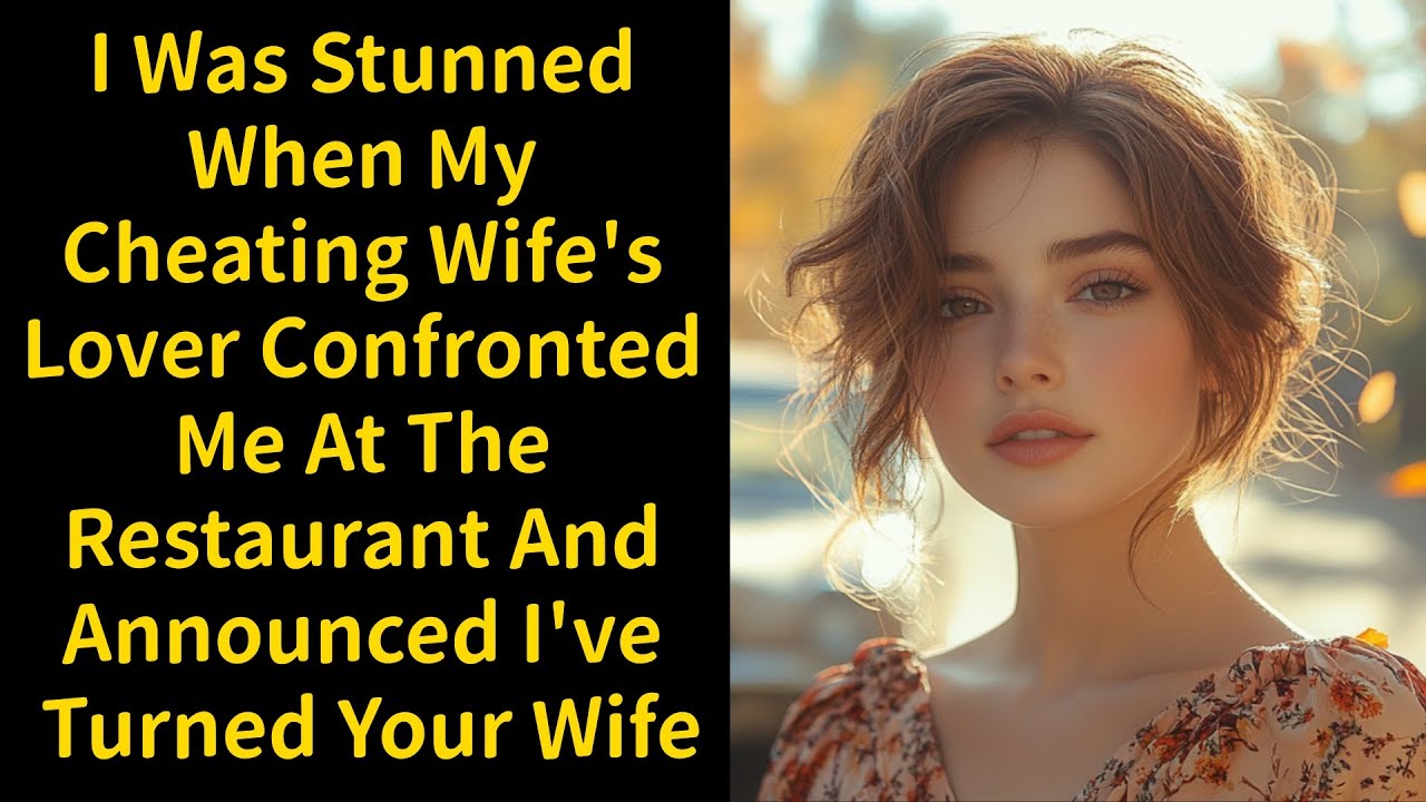 I Was Stunned When My Cheating Wife's Lover Confronted Me At The Restaurant And Announced I've Turne