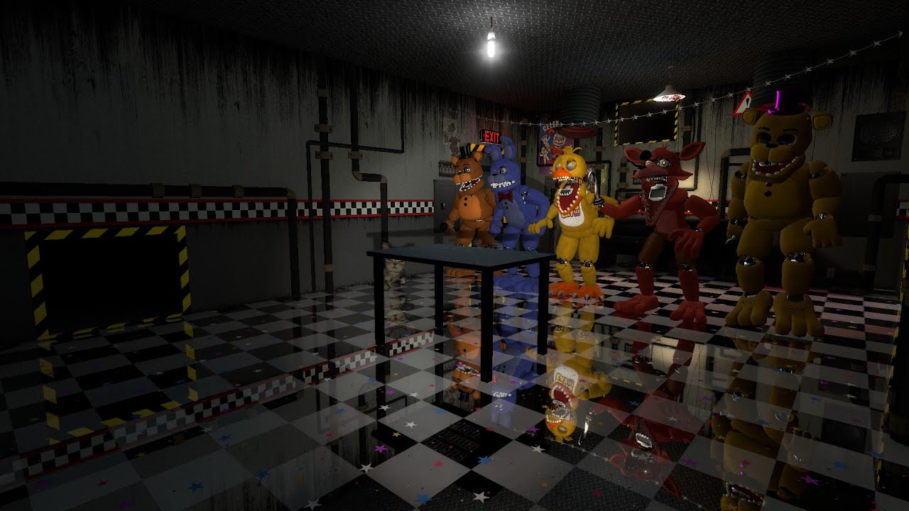 Фнаф 7 выживание - FNAF Garry's mod