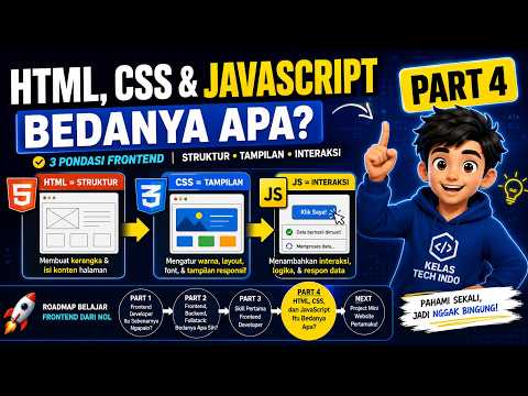 HTML, CSS, dan JavaScript Itu Bedanya Apa?