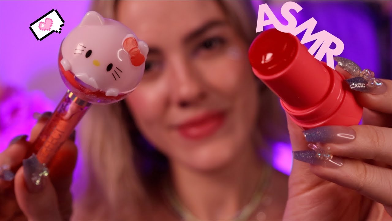 ASMR Te maquiando de pertinho ✨🌸 Voz Suave, Visual Triggers e Sons em Camadas