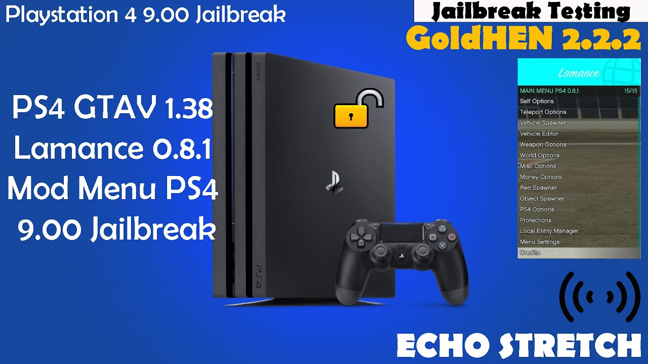 PS4 GTAV 1.38 Lamance 0.8.1 Mod Menu PS4 9.00 Jailbreak 