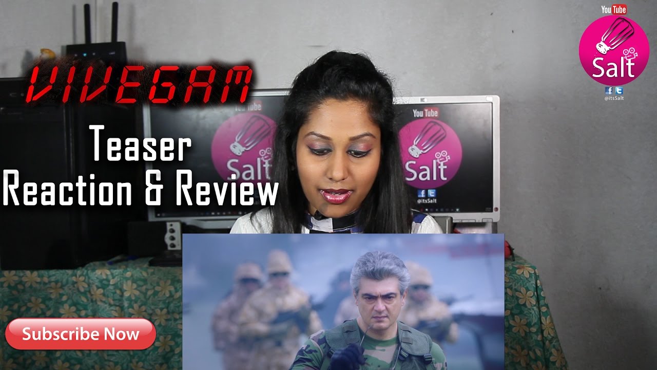 Vivegam Teaser Reaction & Review | Ajith Kumar | Vivek Oberoi | 