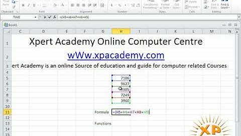 Ms Excel Urdu Tutorials | Different between formula and functions