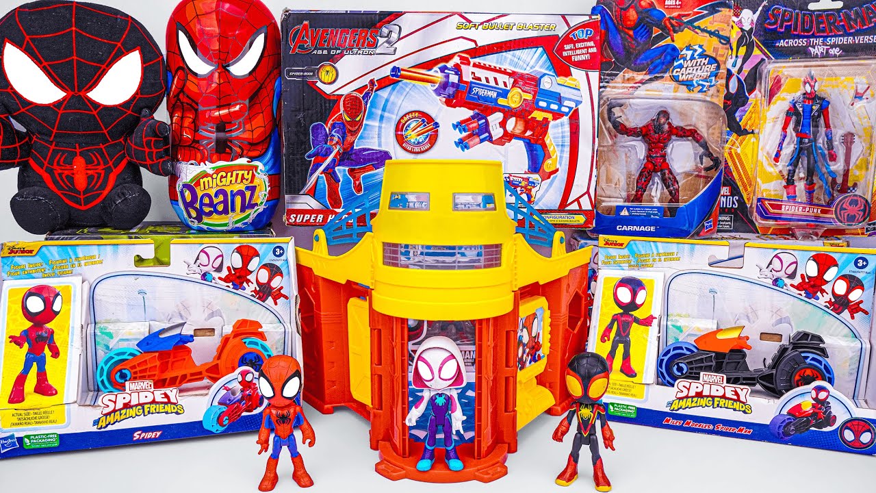 Marvel Spiderman Toys Unboxing Review | Marvel Spiderman Stark Tower | Spiderman Collection Toys