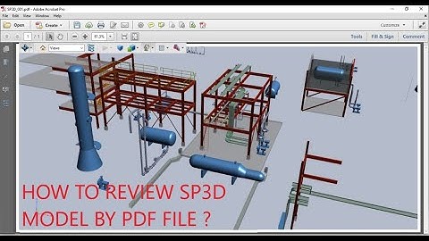 HOW TO REVIEW SP3D MODEL BY PDF FILE ?