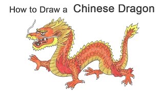 How To Draw A Chinese Dragon Youtube