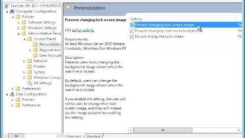 Servers: Group Policy Management