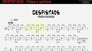 DESPISTAOS - Física o química [DRUMLESS BACKING TRACK + SCORE]