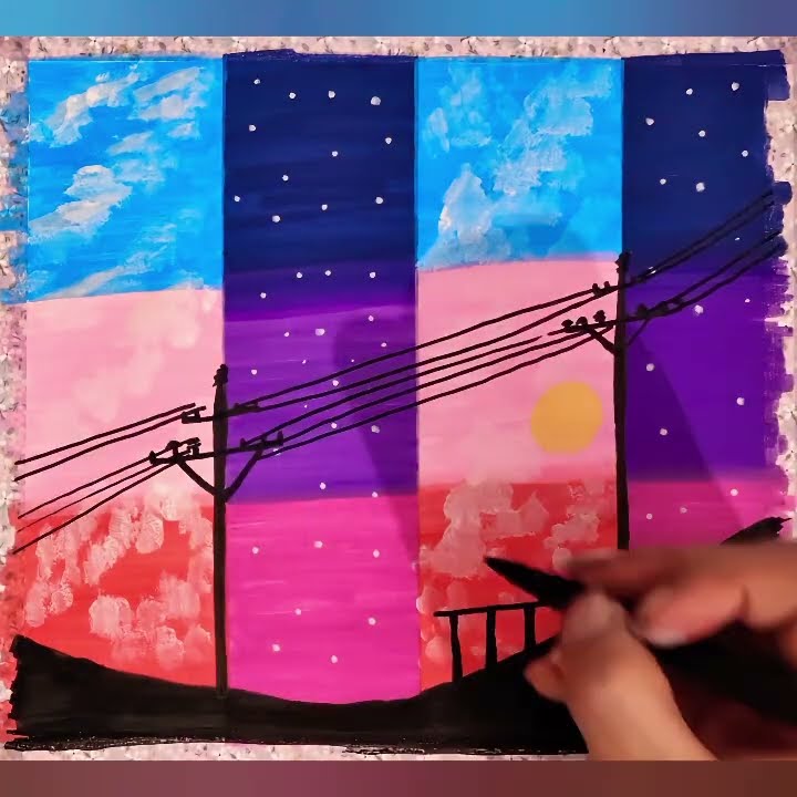 #Amazing# acrylic# painting# arts #beginners# satisfying video step by step #easy method #shorts