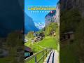 🇨🇭 Lauterbrunnen, Switzerland | The Valley of 72 Waterfalls, Fairytale Alpine Village #lauterbrunnen