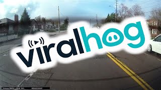 Car Accident By Bus Stop In Canada || ViralHog