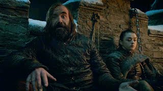 The Hound and Arya Stark | GAME OF THRONES 8x02 [HD] Scene