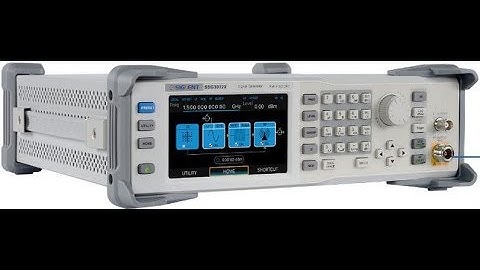 SSG3000X 9 kHz to 2.1 GHz/3.2 GHz RF Signal Generators from Saelig