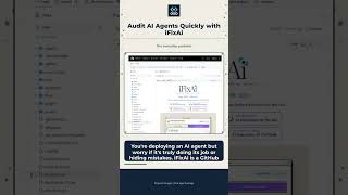 iFixAi: Check Your AI Agent for Hidden Mistakes #Shorts