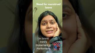 Smriti Irani on paid leave for menstruation