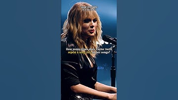 How many times does T.S repeat a song title in her songs? | #taylorswiftedits #swifties #fypシ゚ #13