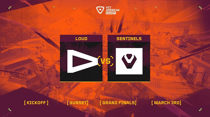 LOUD vs. Sentinels - VCT Americas Kickoff - Grand Final - Map 1