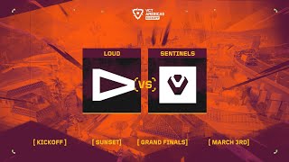LOUD vs. Sentinels - VCT Americas Kickoff - Grand Final - Map 1
