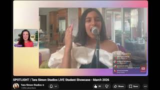 Spotlight Performance for Ziva with Tara Simon!