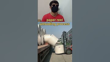paper reel unloading process 😍😳😲