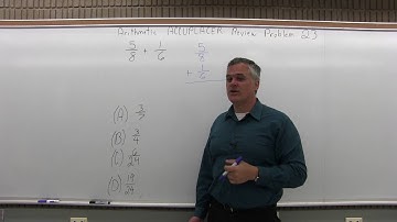 ACCUPLACER Review: Arithmetic Problem 23 - Mathematics with Dan Avedikian