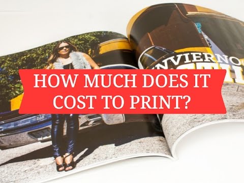 magazine printing cost