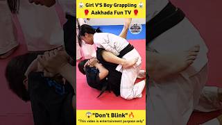 What Happens When You Underestimate a Black Belt Girl? 😱💪🏻 #grappling #wrestling #jiujitsu #bjj #mma