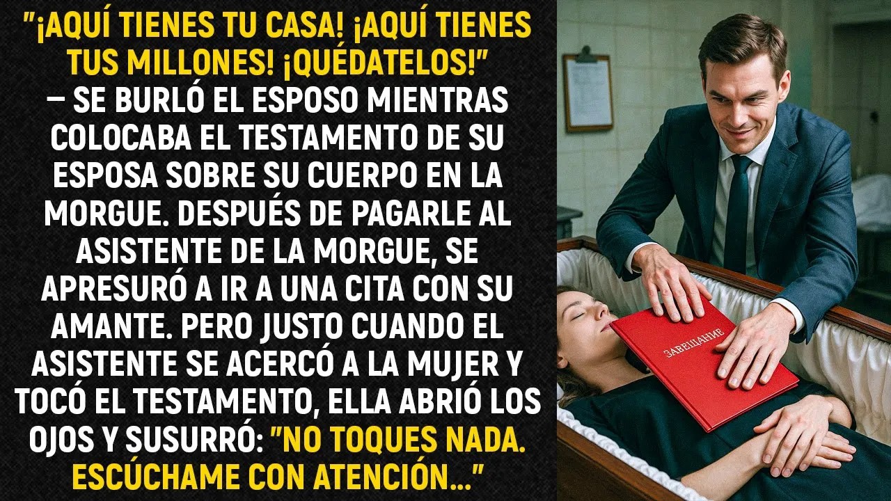 ＂¡Aquí tienes tu casa! ¡Aquí tienes tus millones! ¡Quédatelos!＂ — se burló el esposo mientras