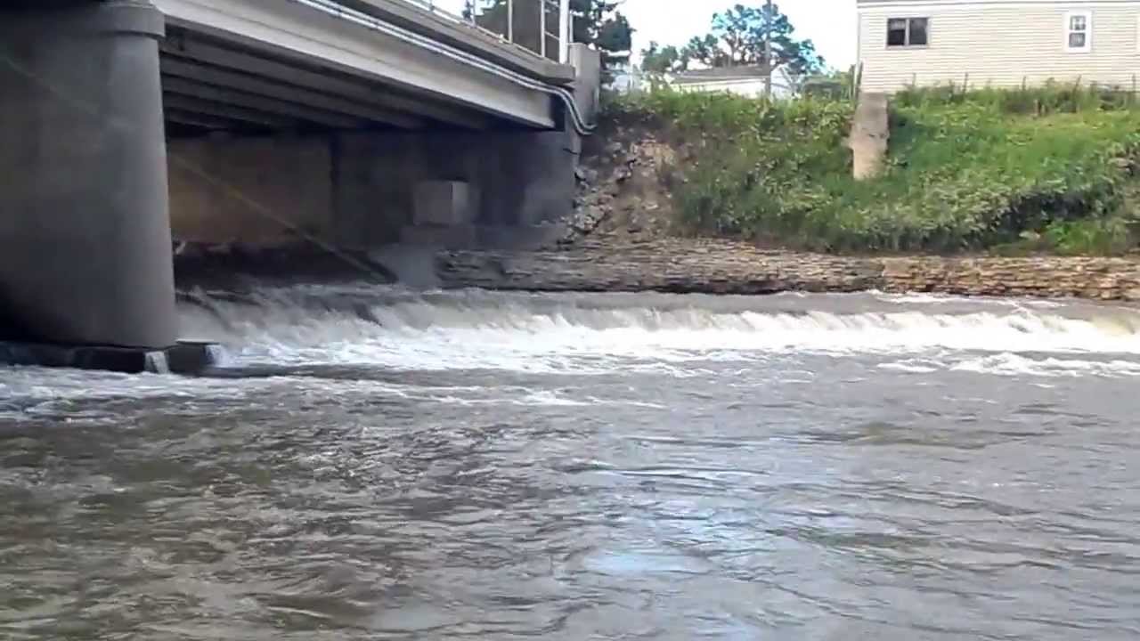 Cascade Iowa Catfishing at Spillway YouTube