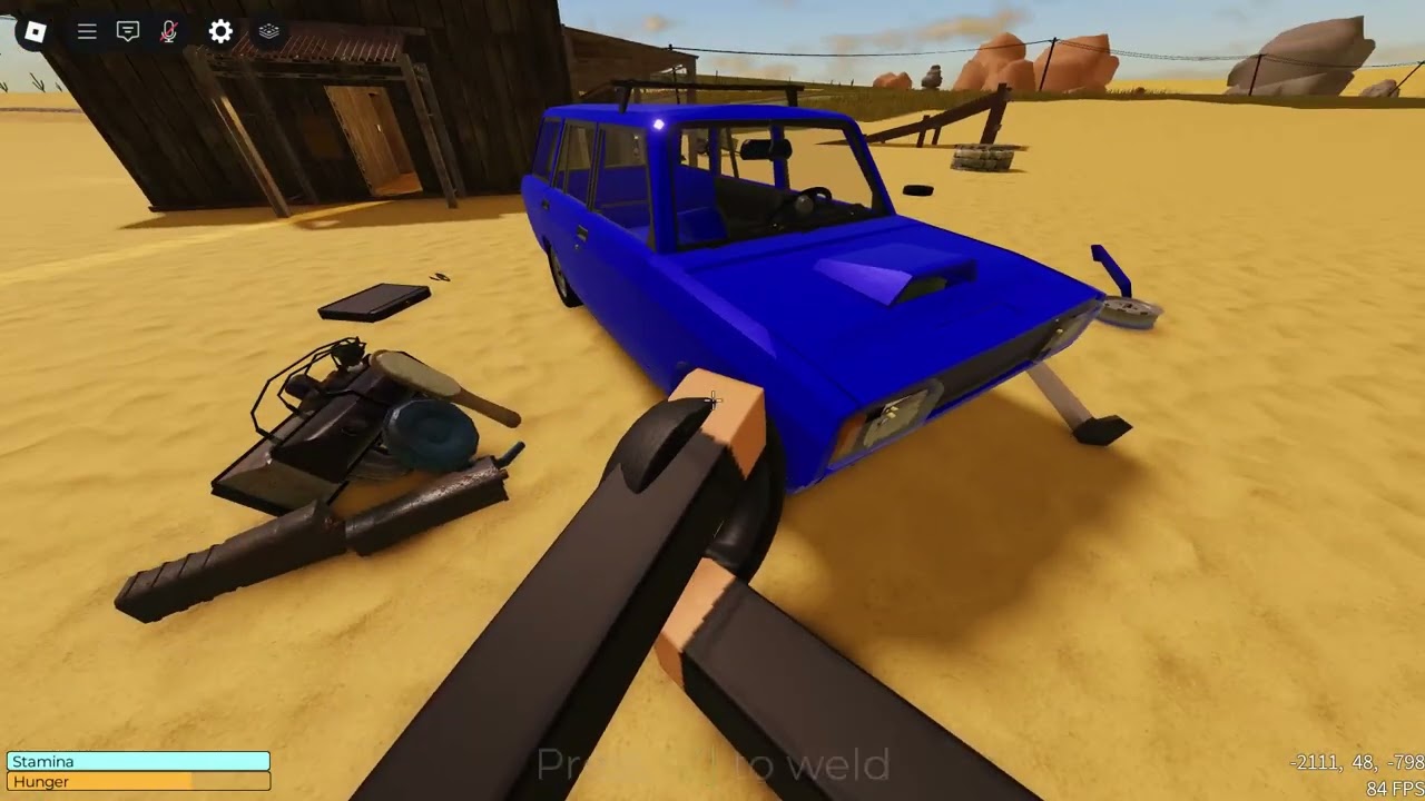 playing a desrt but i loot etc and voice over as well