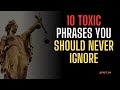 10 PHRASES THAT SIGNAL IT'S TIME TO END A RELATIONSHIP || A STOIC GUIDE TO PROTECTING YOUR WELLBEING