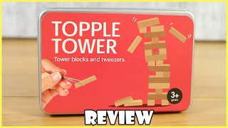 Topple Tower Miniature Game Review! | Board Game Night