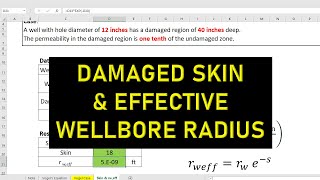 Q&A 23: Damaged Skin and Effective Wellbore Radius Qk 16 Effective Wellbore Radius