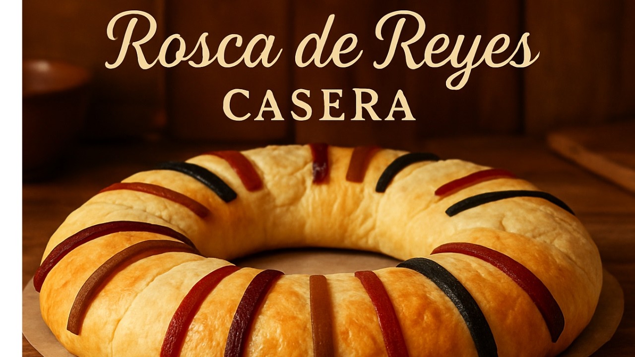 Rosca de Reyes Casera 🫓✨ Suave, Esponjosa y BIEN Tradicional