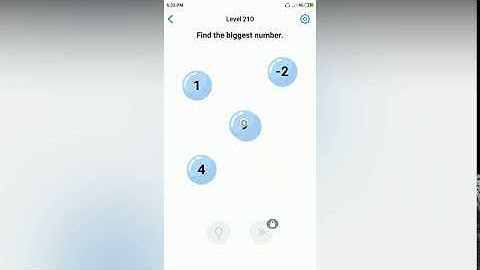 Easy Game - Find the biggest number - Level 210 solution