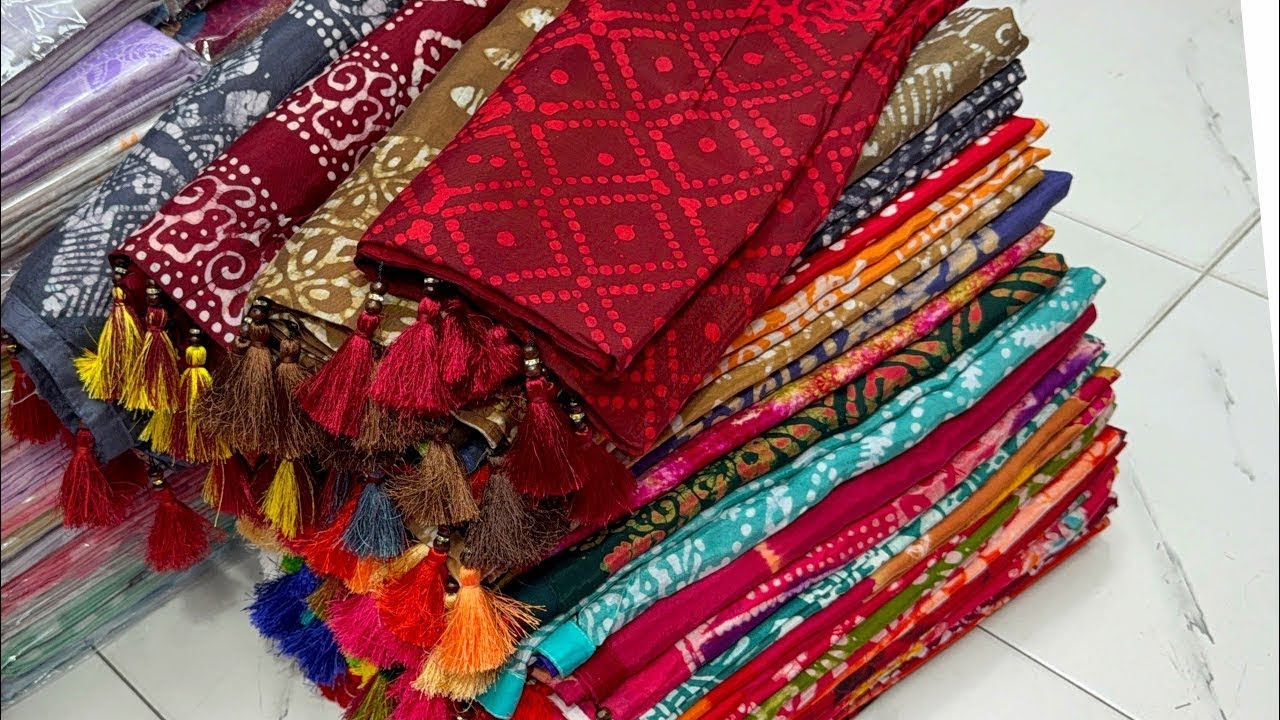 ঈদ/অফিসে পরার সবচেয়ে আরামদায়ক সিল্ক বাটিক শাড়ি | Fancy Silk batik saree collection 2026