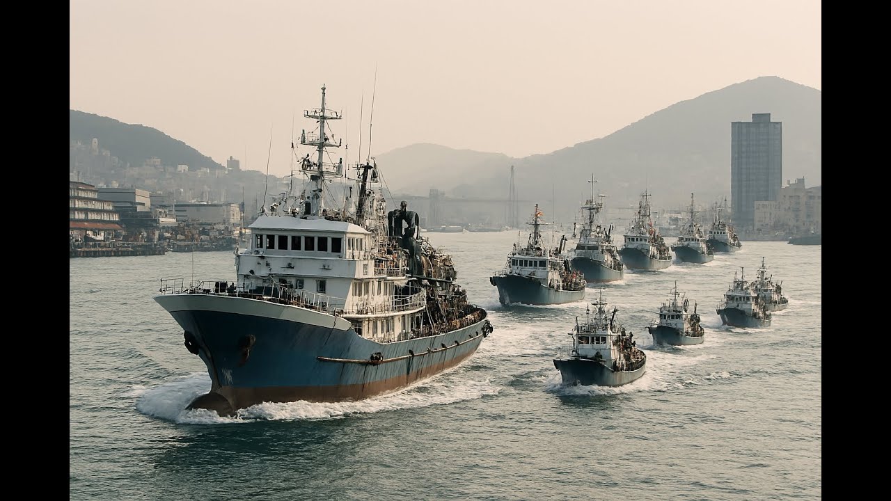 고등어잡이선단 음력 매월 19일 새벽 7시경  공동어시장 선착장 만선을 기원하며..