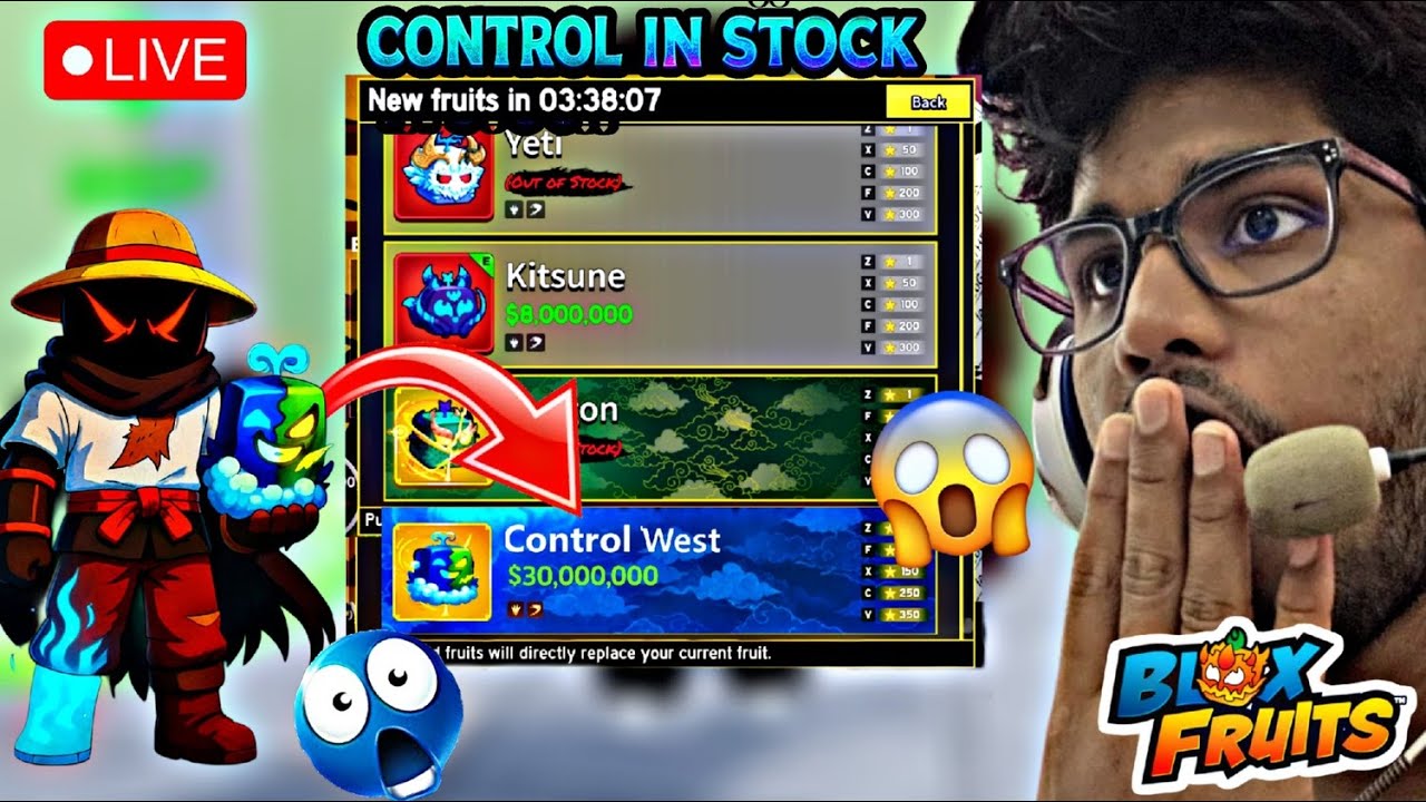 🔴 LIVE: Control Rework + Leviathan Hunt 😱🔥 | Blox Fruits Roblox - YouTube