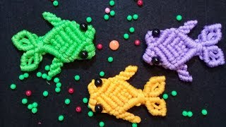 GANTUNGAN KUNCI IKAN DARI TALI KUR // MACRAME TUTORIAL // FISH KEY CHAIN // PARACORD