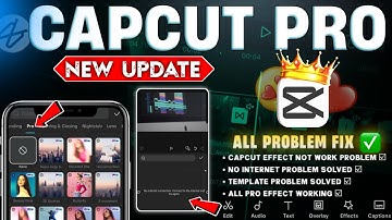 CapCut New Update | CapCut Effect Template No Internet Problem Solved | All Features Working ✅