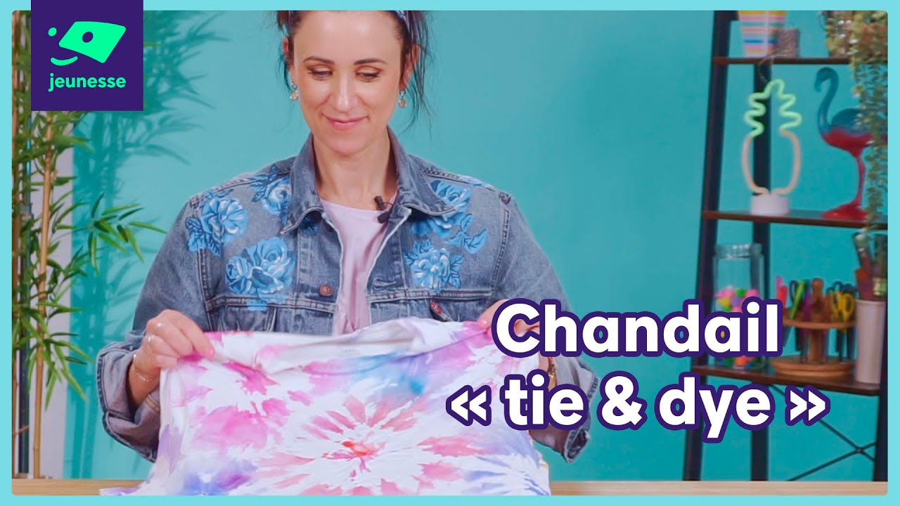 Tuto | Faire un T-shirt « tie-and-dye » à la maison - méthode facile