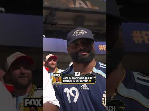 Jameis learning how to say "España" with his @NYGIants teammates is too good #JameisonFOX