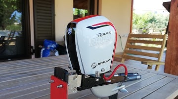 Homemade rc outboard: Construction video