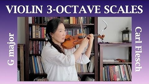 3 Octave Scales: G Major - Violin Play Along and Mini Tutorial