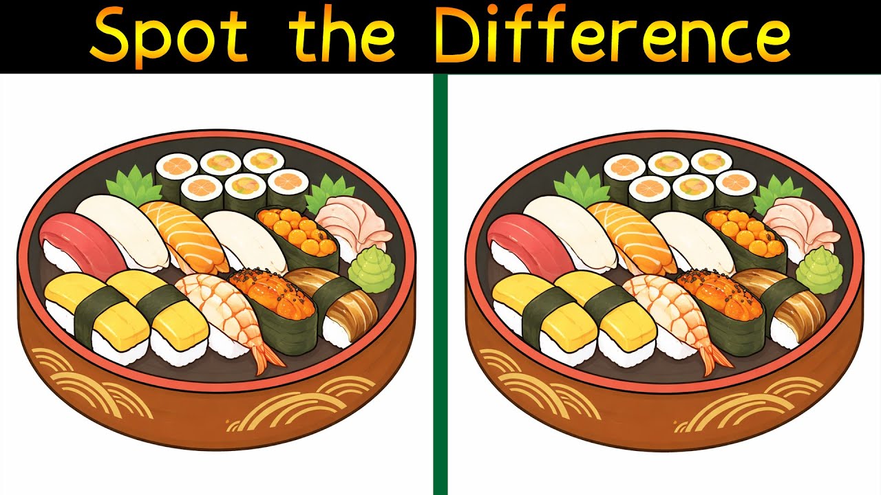 [Spot the Difference] Solve All = Genius! Brain Check for 60s & 70s